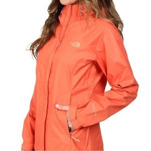 NORTHFACE Venture Hyvent Coat (in Tangerine)